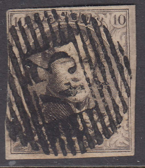 10A margé, oblitération P43 de Fosses.