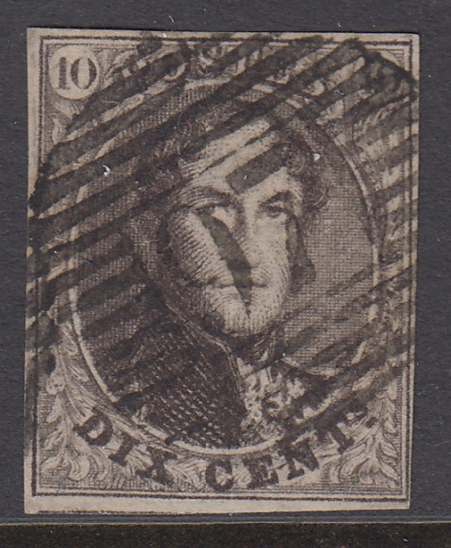 10A margé, oblitération P97 de Poperinghe.