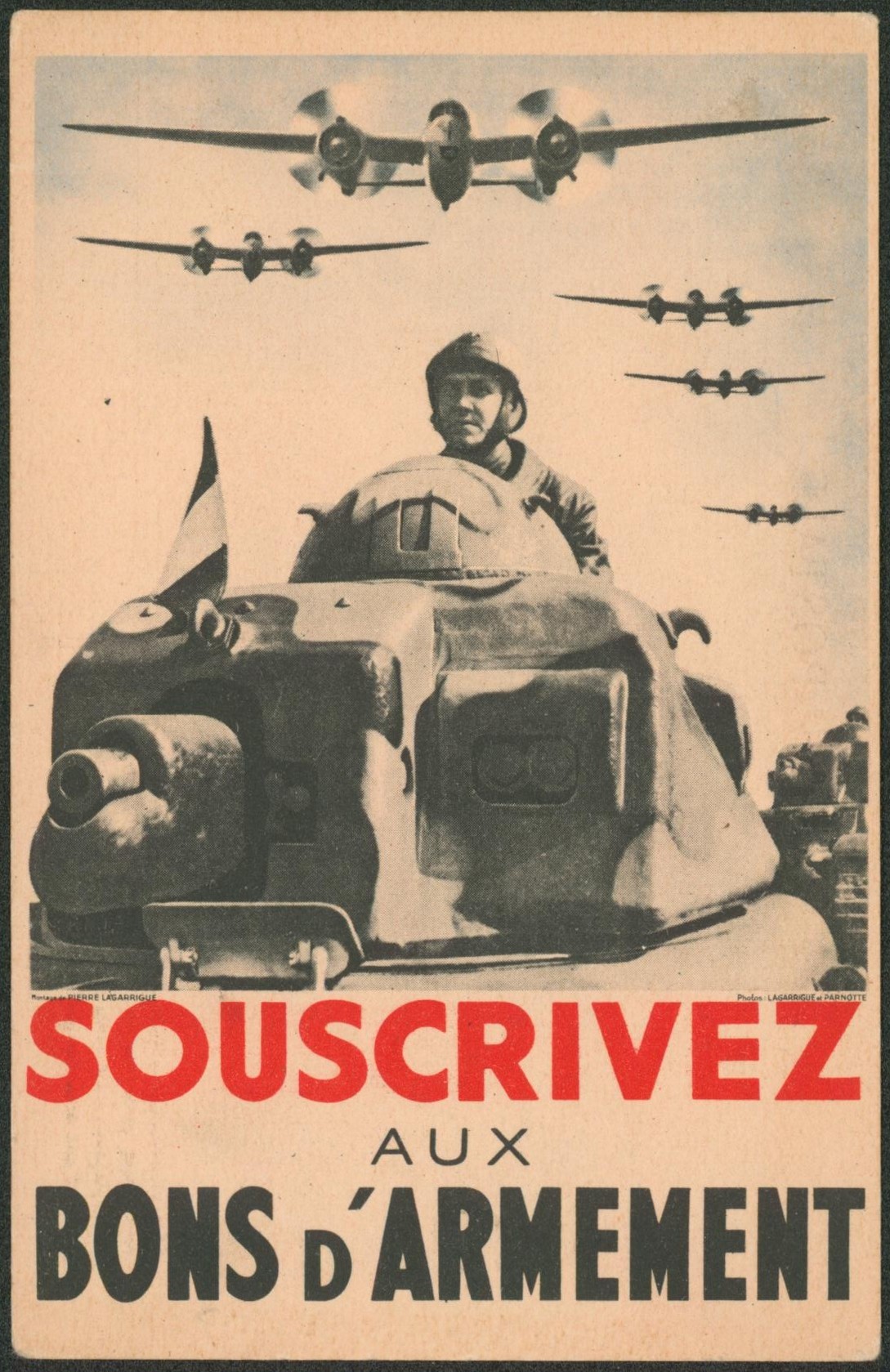 France - carte postale de propagande neuve "Souscrivez aux bons d'armement" "
