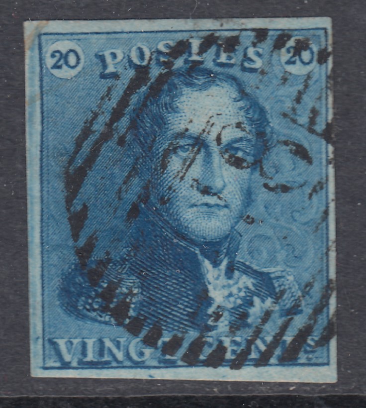 2 margé, oblitération P18 de Binche.