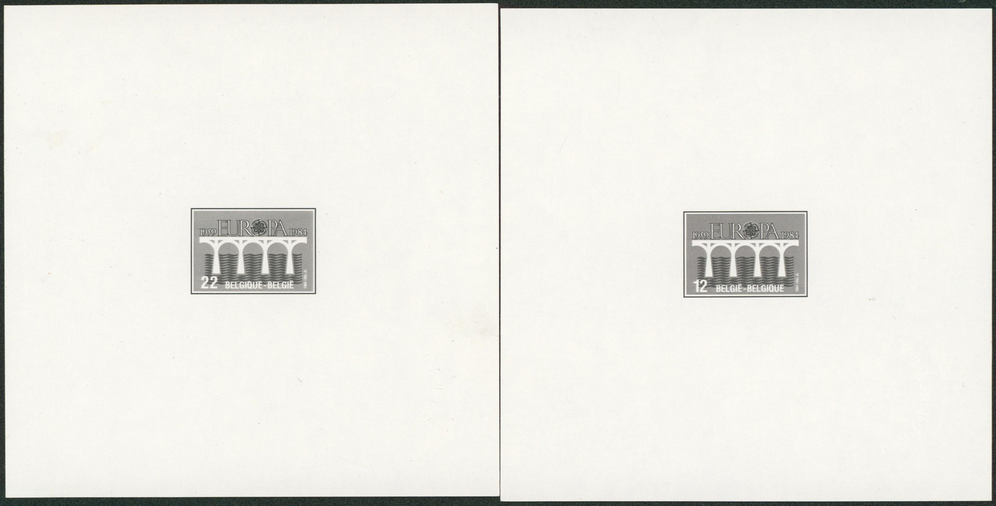 Feuillet ministériel °2130/31 EUROPA 1984