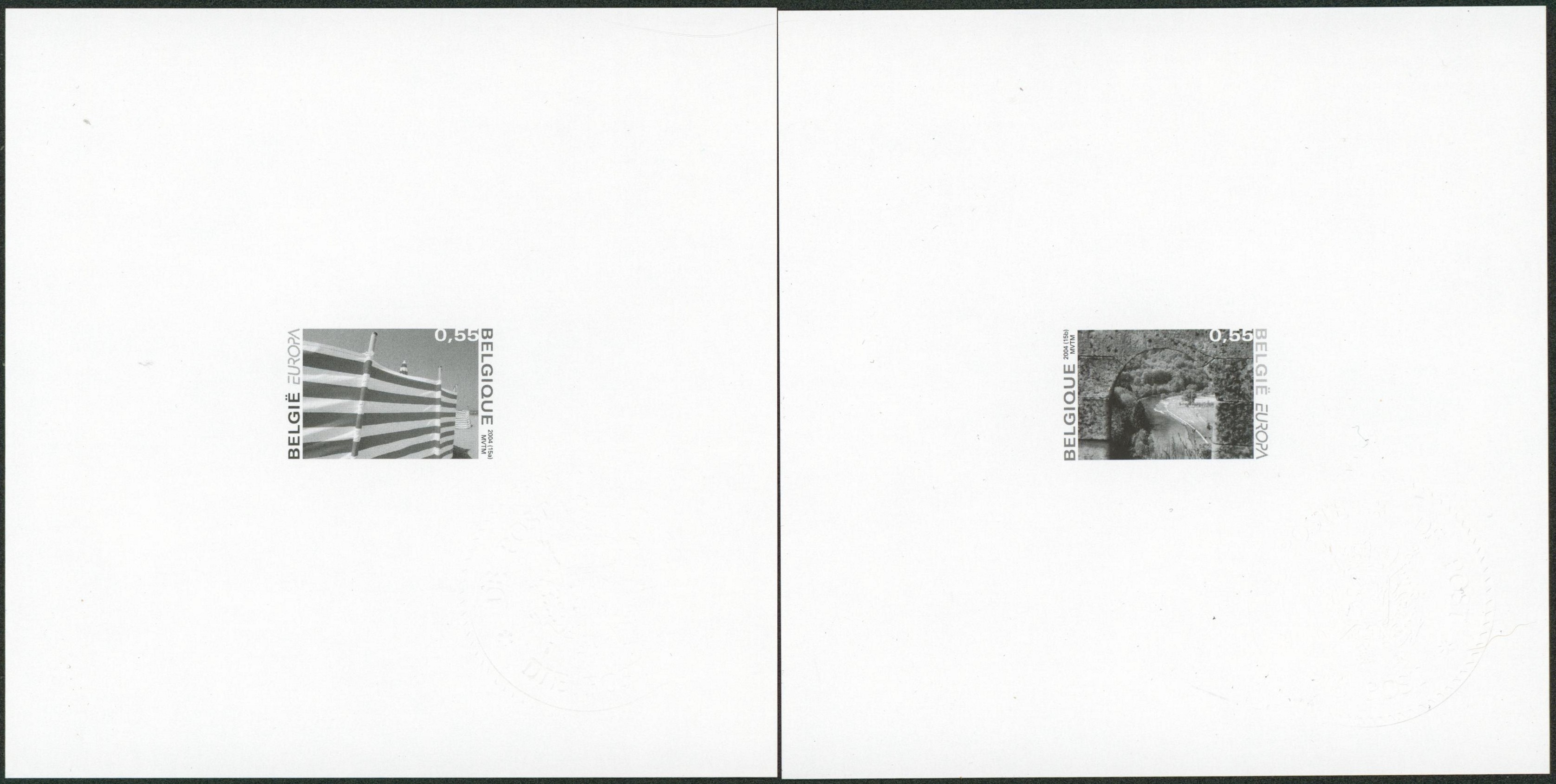 Feuillet ministériel n°3291/92 EUROPA 2005 (tirage 75ex)