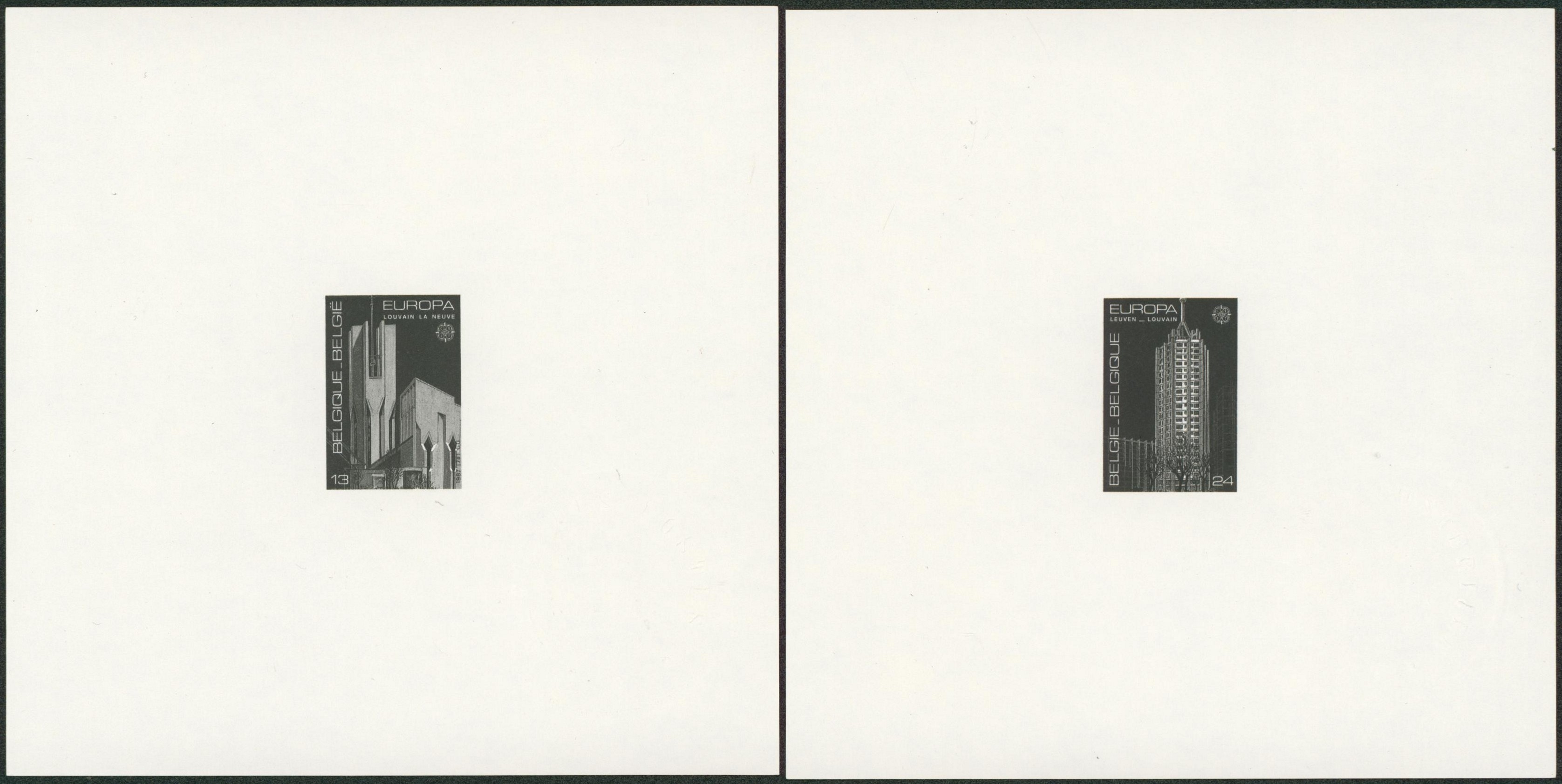 Feuillet ministériel n°2251/52 EUROPA 1987 (tirage 70ex)