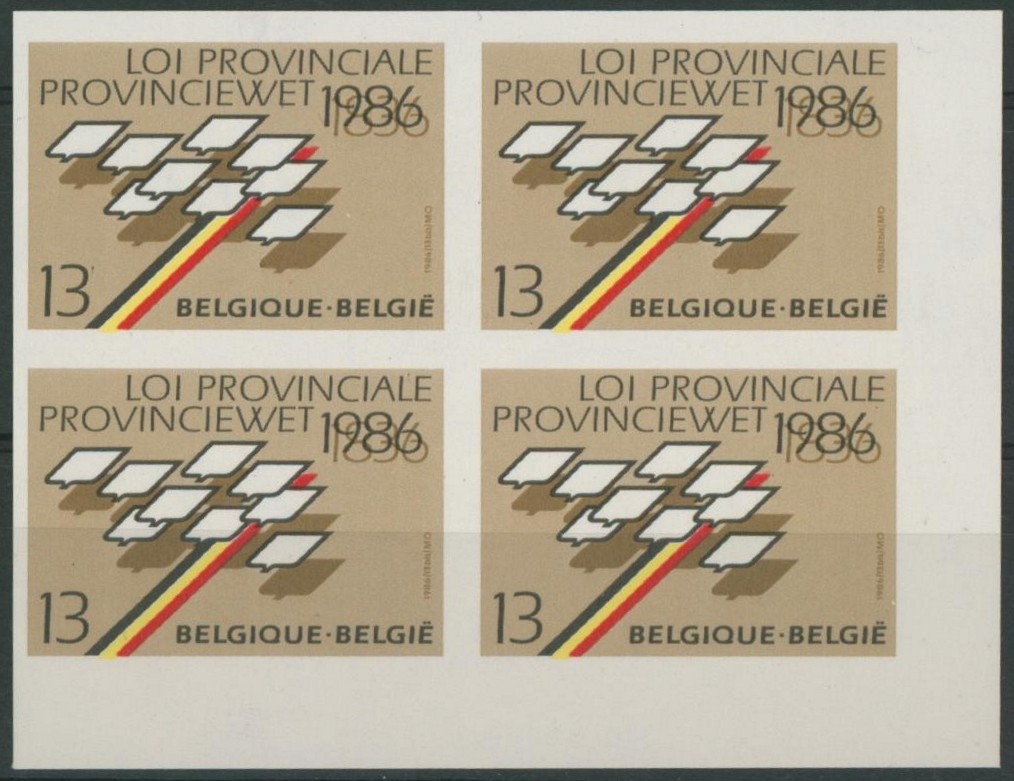 n°2231 en bloc de 4 non dentelé / Cote 40e