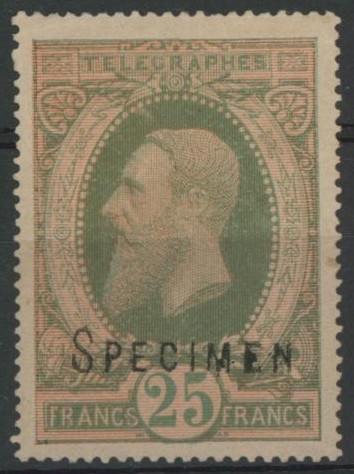 Télégraphe - TG10A* neuf charniéré + surcharge SPECIMEN. 