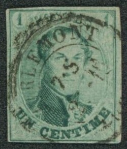 n°9 margé obl double cercle "Tirlemont". TB "