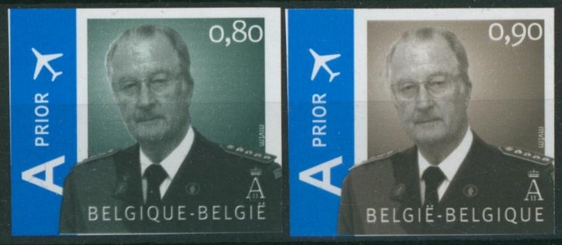 ROYAUTE (2007) - n°3606/07 non dentelé / Roi Albert II 