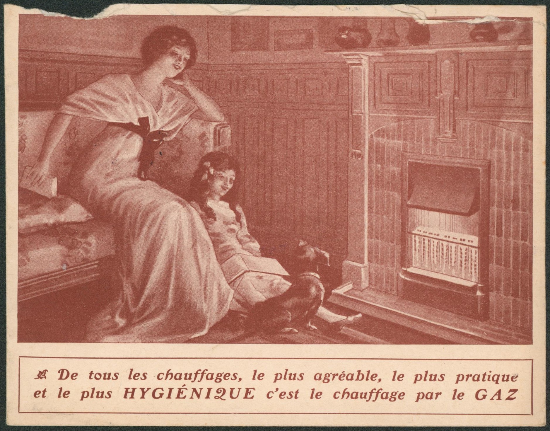 OC2 x2 sur lettre illustrée (Service du Gaz, St-Gilles lez bruxelles) > Bruxelles. 