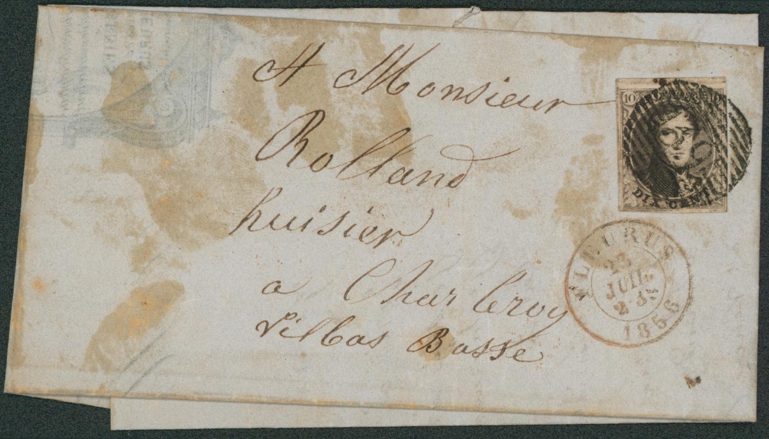 n°6 bien margé sur LAC obl P39 çàd Fleurus > Charleroy