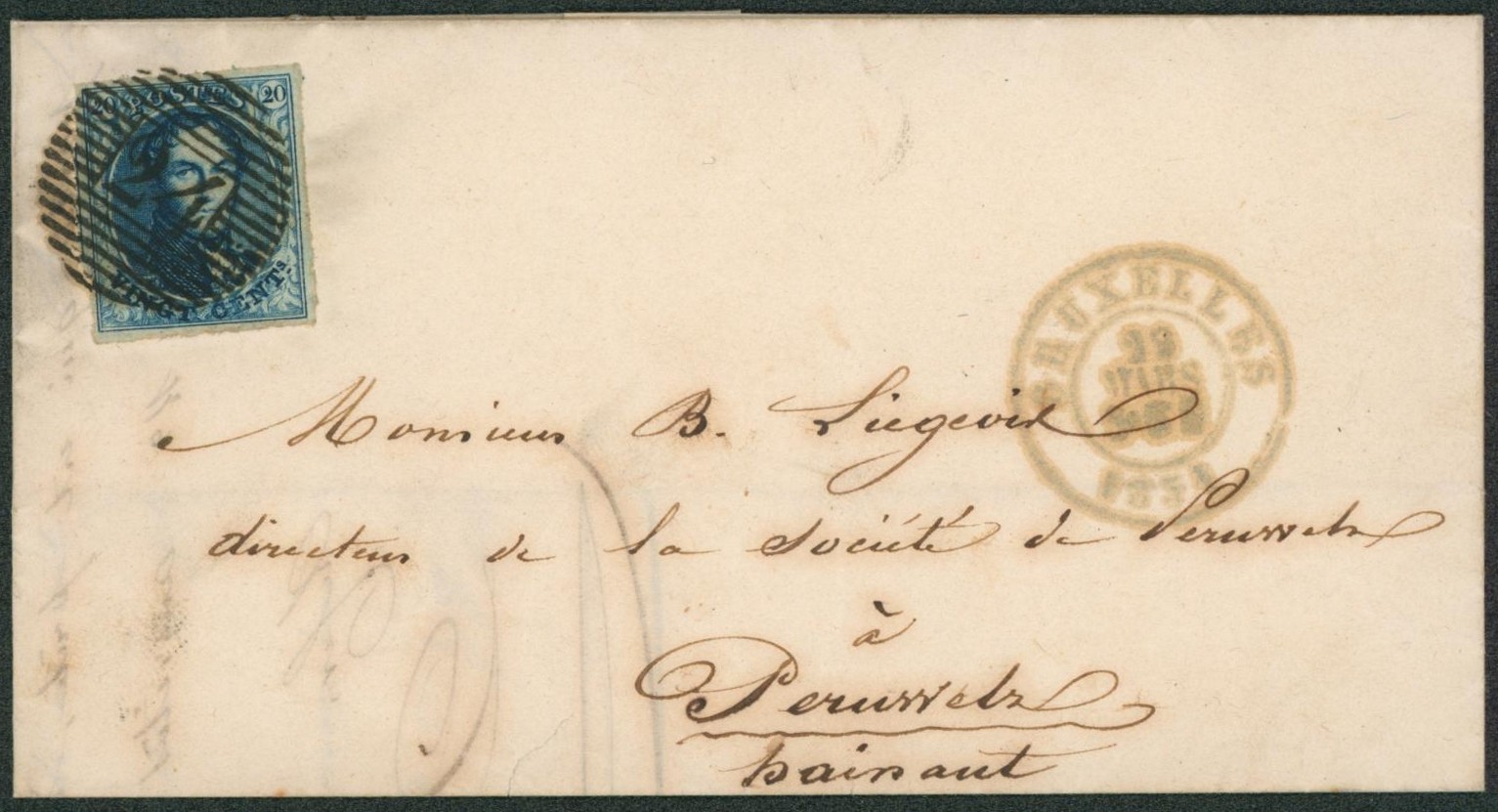 n°7 bien margé sur LAC obl P24 çàd Bruxelles > Péruwelz. Très belle qualité.