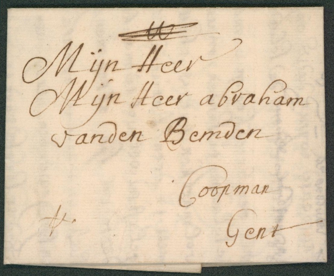 LAC datée de Anvers (1689) par messager > Gent
