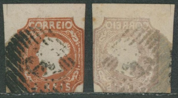 Portugal - Yv n°1 oblitéré, mundifil 1b + certificat J. Miranda da mota