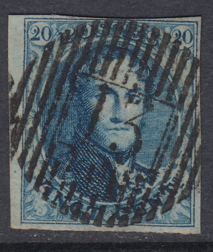 7 margé, oblitération de distribution D13 de Dour.