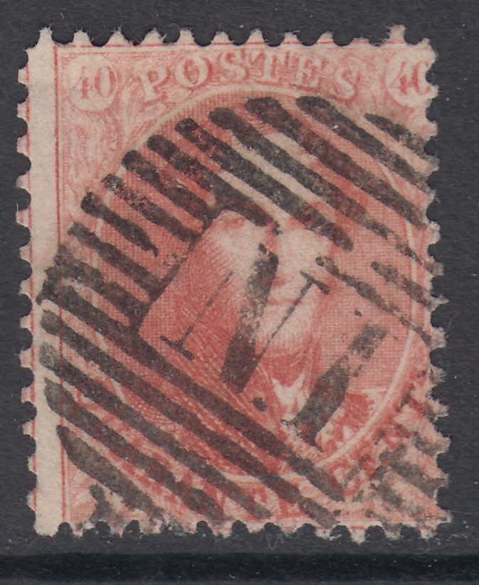 16, oblitération ambt VI « Midi 6 ».