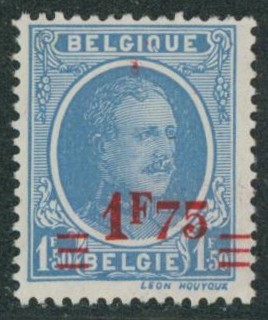 Houyoux - n°248** neuf sans charnières (MNH) point rouge + surcharge déplacée / Curiosité