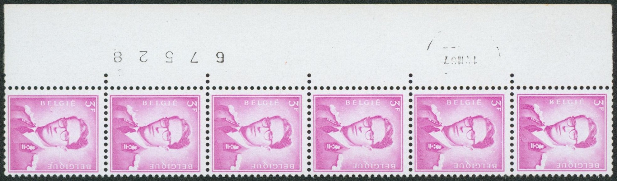 Rouleau - R25** neuf sans charnières (MNH)+ BDF inscription marginale + date. TB et R !