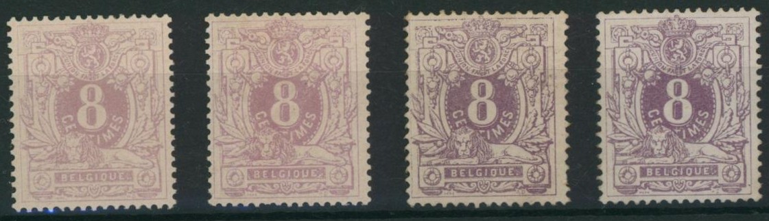 n°29 x4 (3* et un (*) ) nuance différente.
