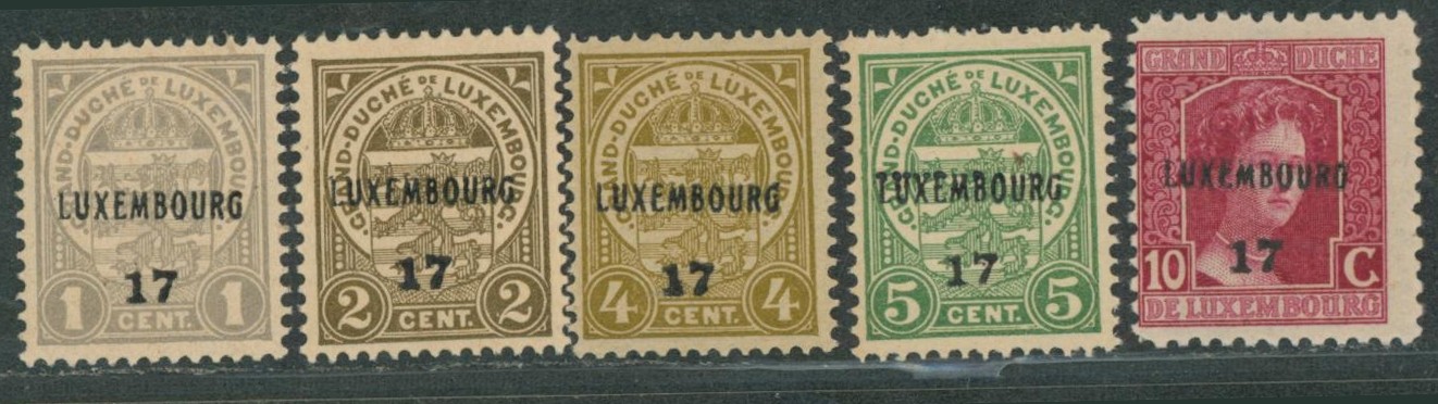Luxembourg - Préo n°110/14**(112* !) neuf sans charnières (MNH). Rare