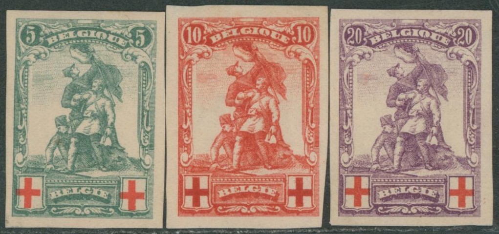 n°126/28 non dentelé sans gomme / Croix-rouge